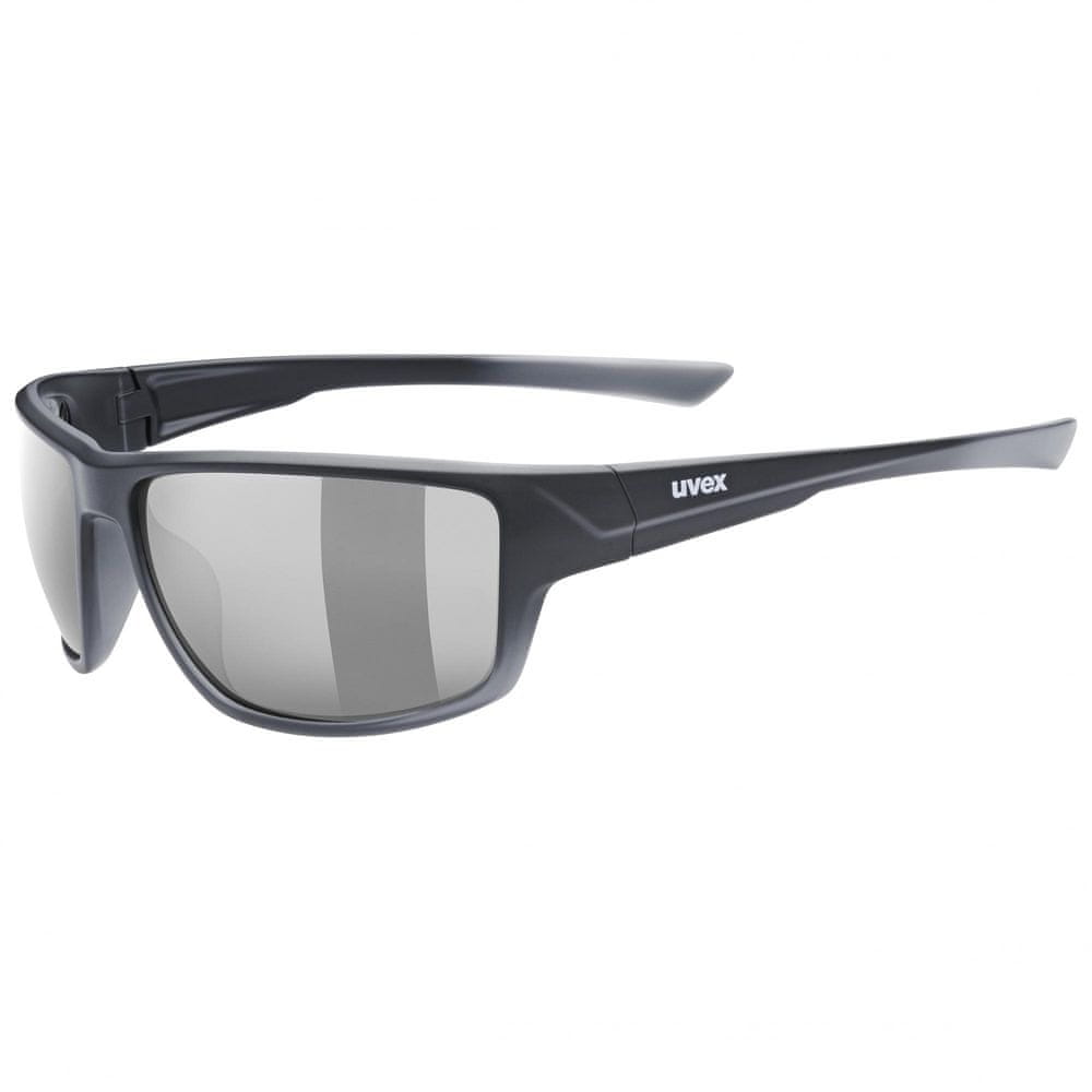 Uvex brýle 2023 SPORTSTYLE 230 BLACK MAT/LTM.SILVER
