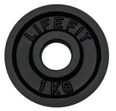 LIFEFIT Kotouč LIFEFIT 1,0kg, kovový, pro 30mm tyč