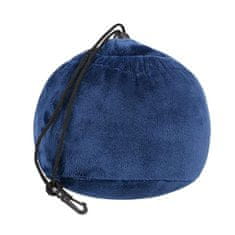 Samsonite Cestovní polštářek z paměťové pěny s kapsou modrá
