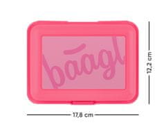 BAAGL Box na svačinu Logo růžový