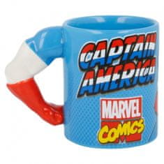 Stor Keramický hrnek Avengers / hrneček Avengers Captain America 3D 330ml