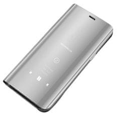 IZMAEL Pouzdro Clear View pro Samsung Galaxy S10 Lite/Galaxy A91 - Stříbrná KP9047