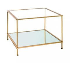 Mørtens Furniture Konferenční stolek Anite, 60 cm, zlatá