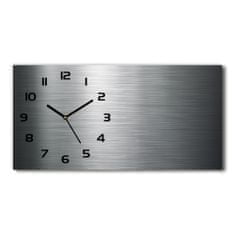 Wallmuralia Skleněné hodiny na stěnu tiché Komové pozadí bílé 60x30 cm