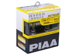 PIAA autožárovky Hyper Arros Ion Yellow 2500K HB3/HB4 - teplé žluté světlo 2500K do extrémních podmínek