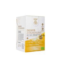 Gepa Bio Fairtrade zázvorový čaj s citrónovou trávou 20 x 1,5 g