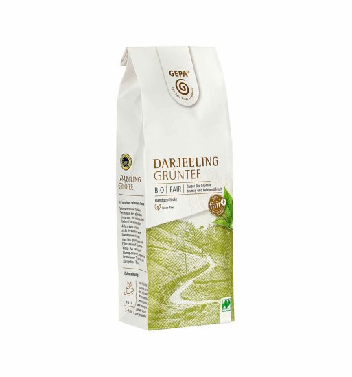 Gepa Bio zelený čaj sypaný Darjeeling exclusive 100 g