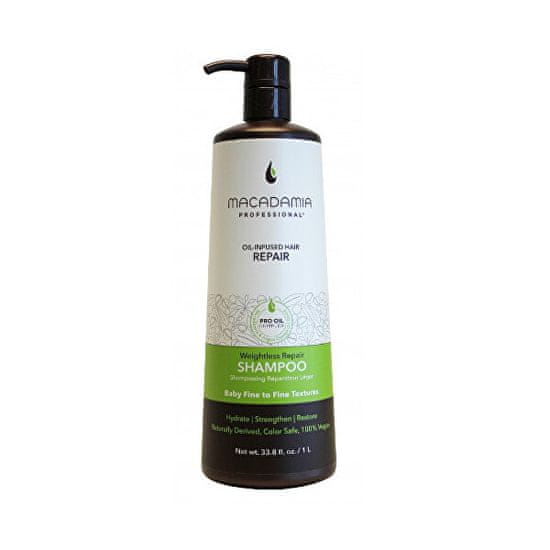 Macadamia Lehký hydratační šampon pro všechny typy vlasů Weightless Repair (Shampoo)