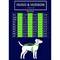 HUGO & HUDSON Modrá voděodolná puffer vesta XS25