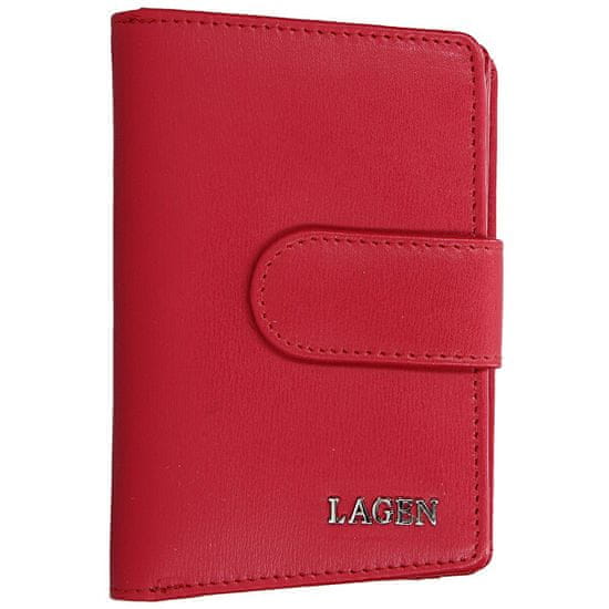 Lagen Dámská kožená peněženka 50313 Red