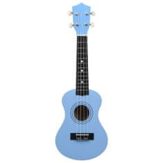 Vidaxl Set soprano ukulele s obalem pro děti blankytně modré 21"