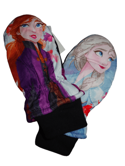 Disney Frozen Dívčí palcové růžové rukavice s Elsou a Annou z filmu Frozen.