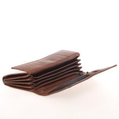 Delami Dámská kožená peněženka Rita, koňaková hnědá