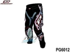 Progrip Kalhoty motokros PROGRIP 6012 TOP LINE RINGS - černo-bílé - velikost 32 PG6012-RI-32