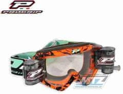 Progrip Brýle motokros Progrip 3458 Roll-Off Zoom+ XL - oranžové PG3458-07/16