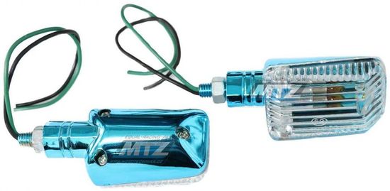 MTZ Blinkry Mini hranaté - modré s čirým sklem (84-mir7011) 84-MIR7019