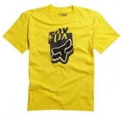 Fox Tričko FOX Junior/dětské T-Shirt Dedicate žluté YXL (fx47658005) (Velikost: YXL) FX47658-005-X