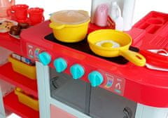 Pelegrino Dětská kuchyňka Nádobí, potraviny, otevíratelné dveře, voda