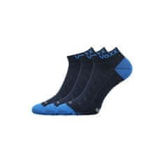 Voxx 3PACK ponožky bambusové tmavě modré (Bojar) - velikost S