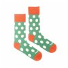 Veselé ponožky puntíkáč svěží (--1086) - velikost L