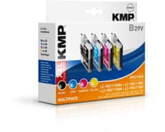 KMP Brother LC-980 XXL / LC-1100 XXL Multipack (Brother LC980 XXL / LC1100 XXL Multipack) sada inkoustů pro tiskárny Brother