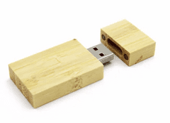 CTRL+C Dřevěný USB hranol, bambus, 16 GB, USB 2.0