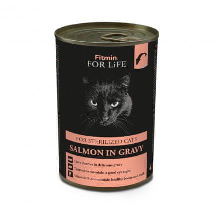 Fitmin FFL cat tin sterilized salmon 12 x 415 g