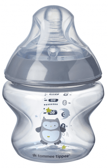 Tommee Tippee kojenecká láhev C2N potisk, 1ks 150ml, 0+m