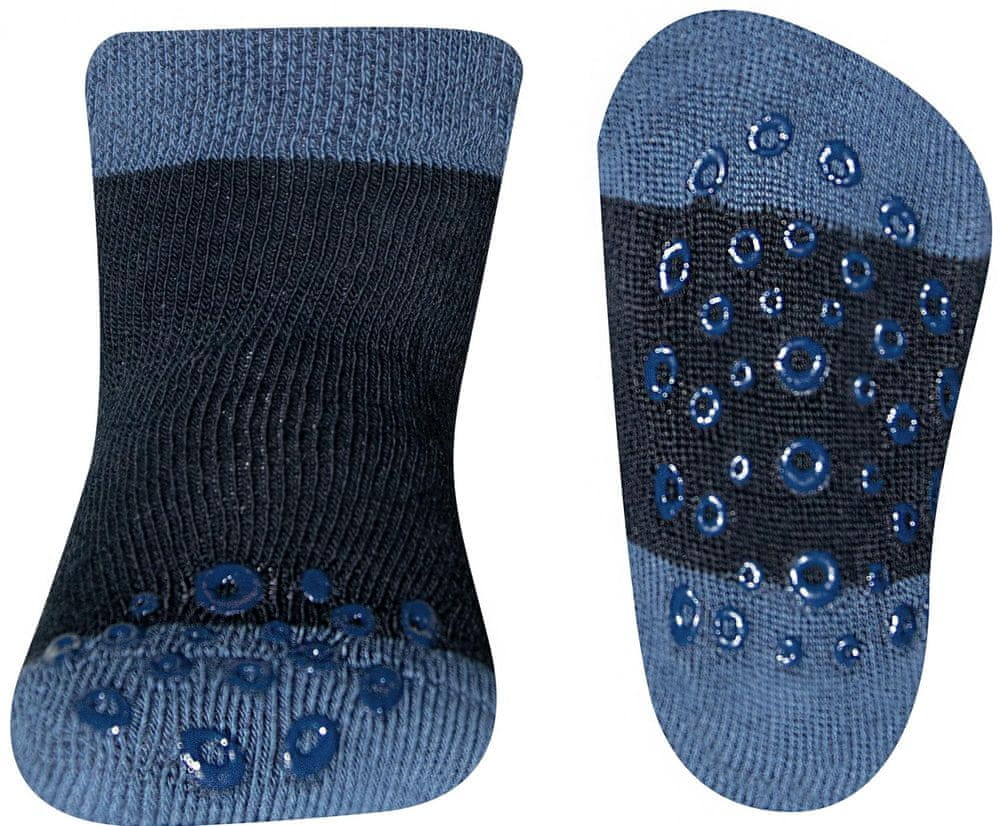 EWERS chlapecké protiskluzové ponožky 225050 16-17 tmavě modrá