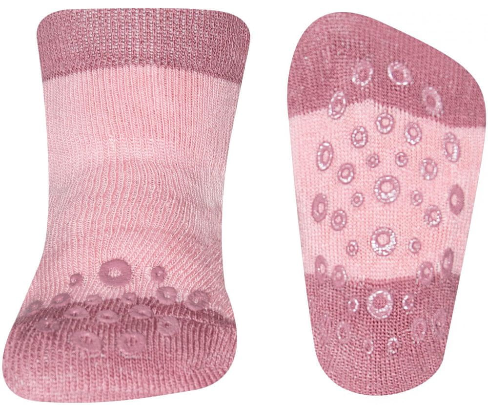EWERS dívčí protiskluzové ponožky 225050_1 16-17 růžová