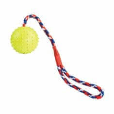 HipHop Dog Gumový míč na laně 7 cm, tpr, hiphop