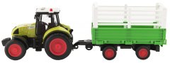 Teddies Traktor s vlekem 39cm na se zvukem a světlem