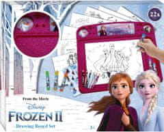 ToyCompany Kreslící sada Frozen Ledové království - fixy, omalovánky, samolepky, podložka