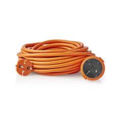 PEXC115FOG prodlužovací kabel 15 m, 1 zásuvka 2-žílový max. 16A oranžový