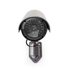 Nedis DUMCB40GY atrapa venkovní bezpečnostní CCTV kamery s IR LED, IP44, šedá