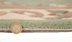 Flair Ručně všívaný kusový koberec Lotus premium Green kruh 120x120 (průměr) kruh