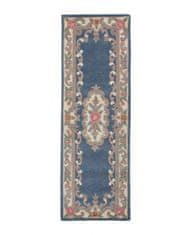 Flair Ručně všívaný kusový koberec Lotus premium Blue 67x210