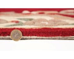 Flair Ručně všívaný kusový koberec Lotus premium Red 150x240