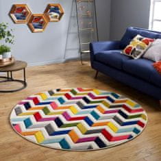Flair Kusový koberec Spectrum Bolero Multi kruh 160x160 (průměr) kruh
