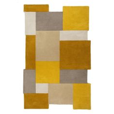 Flair Kusový koberec Abstract Collage Ochre/Natural 90x150