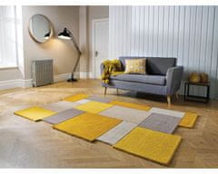 Flair Kusový koberec Abstract Collage Ochre/Natural 90x150