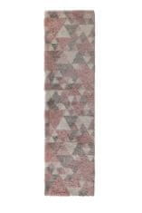 Flair Běhoun koberec Dakari Nuru Pink/Cream/Grey 60x230