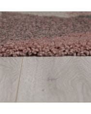 Běhoun koberec Dakari Nuru Pink/Cream/Grey 60x230