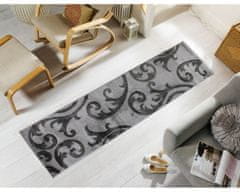 Flair AKCE: 60x230 cm Kusový koberec Hand Carved Elude Grey/Grey 60x230