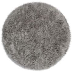 Flair Kusový koberec Faux Fur Sheepskin Grey kruh 120x120 (průměr) kruh