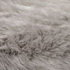 Flair Kusový koberec Faux Fur Sheepskin Grey 60x90 tvar kožešiny
