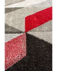 Flair AKCE: 120x170 cm Kusový koberec Hand Carved Aurora Grey/Red 120x170