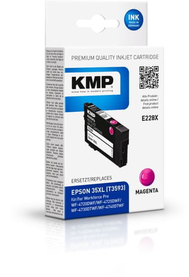 KMP Epson 35XL (Epson T3593) červený inkoust pro tiskárny Epson