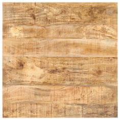 Greatstore Bistro stůl čtvercový 70 x 70 x 75 cm hrubé mangovníkové dřevo