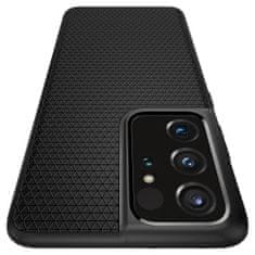 Spigen Liquid Air silikonový kryt na Samsung Galaxy S21 Ultra, černý